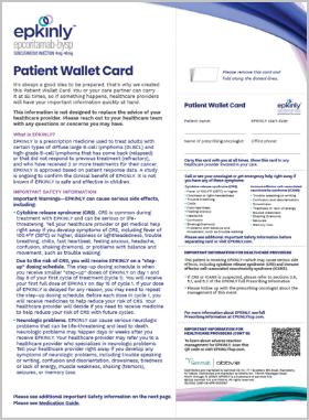 Click to download Wallet Card.