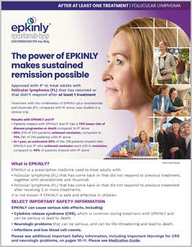 Download the EPKINLY (epcoritamab-bysp) 2L Follicular Lymphoma Patient Brochure.